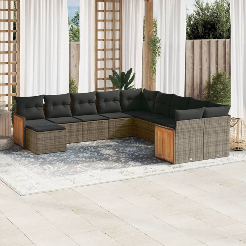 Ensemble de canapé de jardin Vidaxl