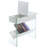 Allegonda 23.75'' Tall Sled End Table and Built-In Outlets-242386954