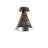 Stylish Antiquation Metal Chandelier, 7.9 x 7.9 x 0.8 inches | E27 Socket for Max 40W Bulb (Not Included) | IP20 Rated, Perfect for Dining Room & Living Spaces, Elegant Design, Durable Construction-1930280678