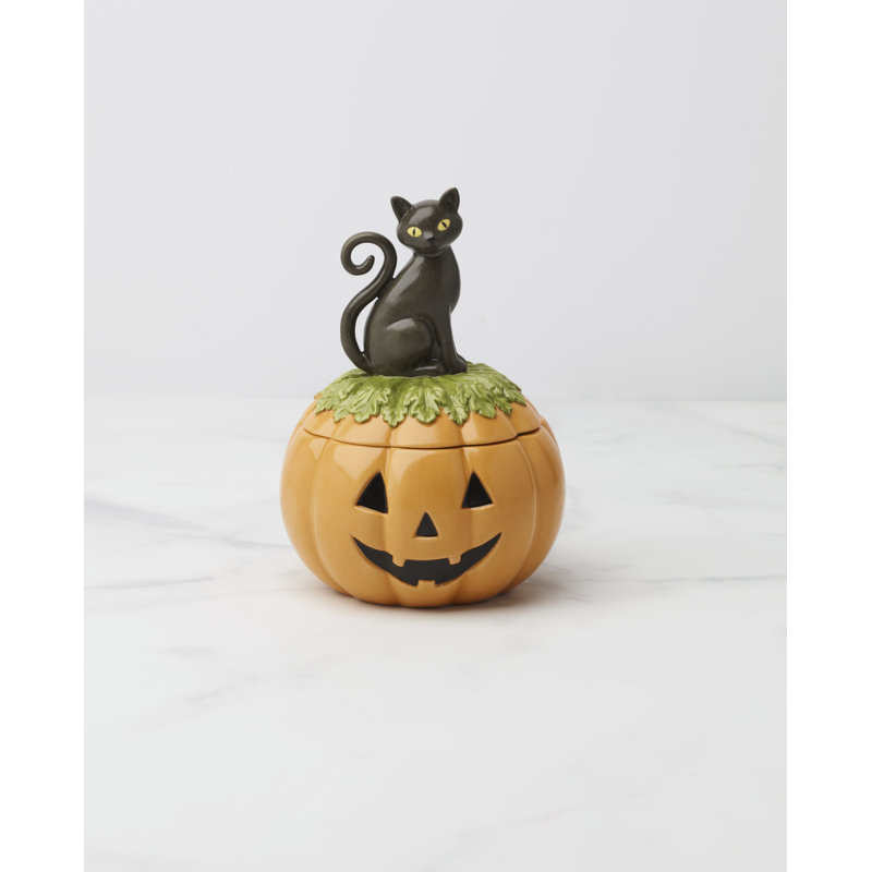 Lenox Haunted Halloween Covered Candy Jar