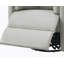 Fauteuil inclinable gris pivotant en similicuir avec pivot