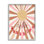 «Hello Sunshine Expression Light Bursts Pink Red» par Daphne Polselli - impression d'art graphique
