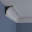 4 5/8"H x 4 3/8"P x 6 3/8"F x 94 1/2"L, (7 7/8" Repeat), Nevio Crown Moulding