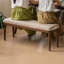 Banc rembourré beige