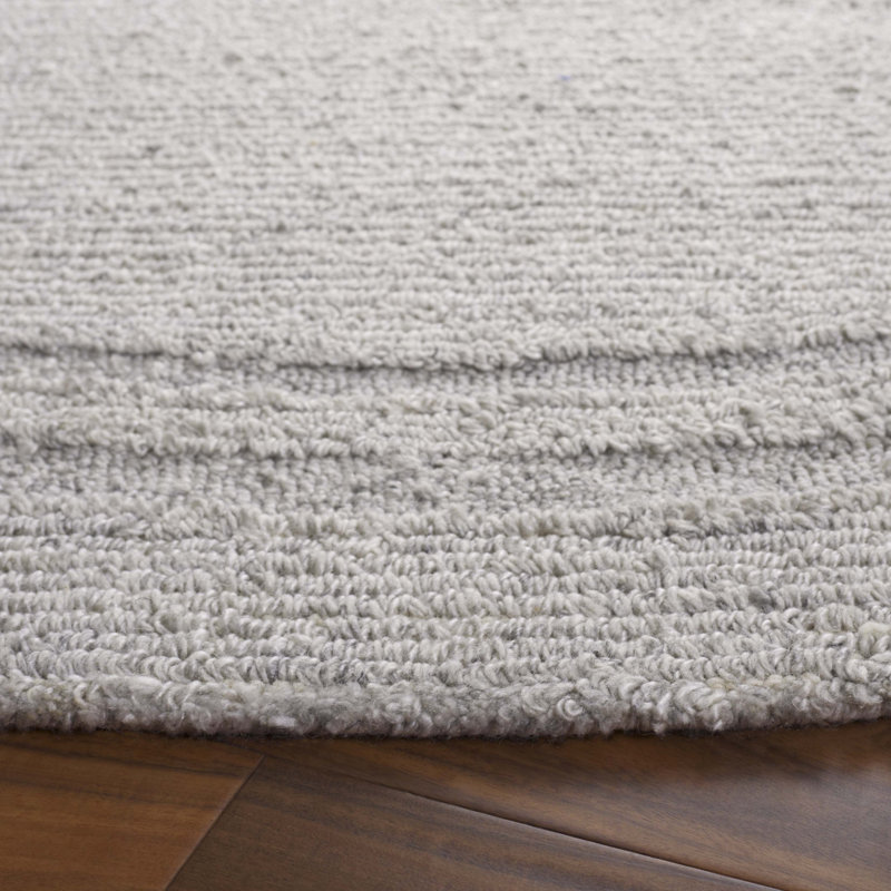 Tapis argent Renewal, Rond 6 pi