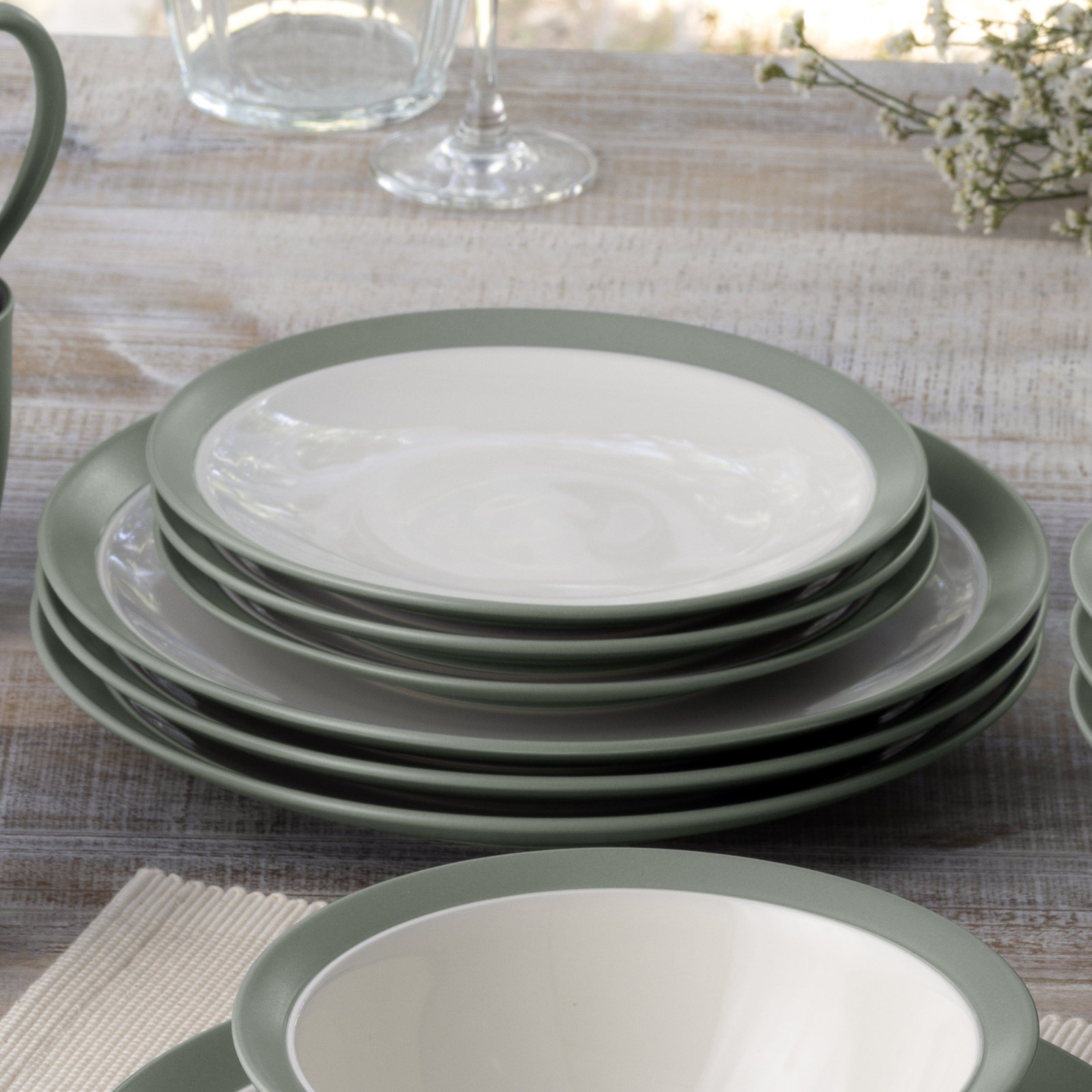 Colorwave 11" Dinner Plate, Green