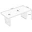 Bureau rectangulaire en bois massif noyer-1678588478