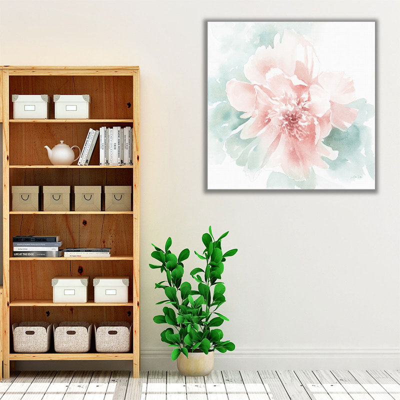 Poetic Blooming II - reproduction d'art sur toile, H 12 po x l 12 po