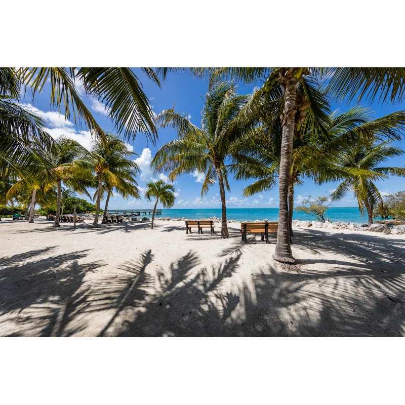 Florida Keys Beach by David Natho - Wrapped Canvas Print, 30cm H x 46cm W