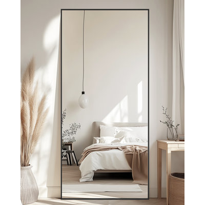 Large Decorative Floor Mirror, Full Length Cheval Standing Mirror For Bedroom Decor, Living Room