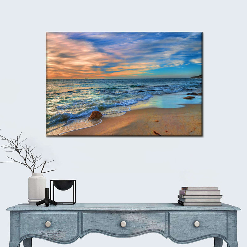 «Beach In Perth», reproduction sur toile, H 26 po x l 39 po x P 1,25 po