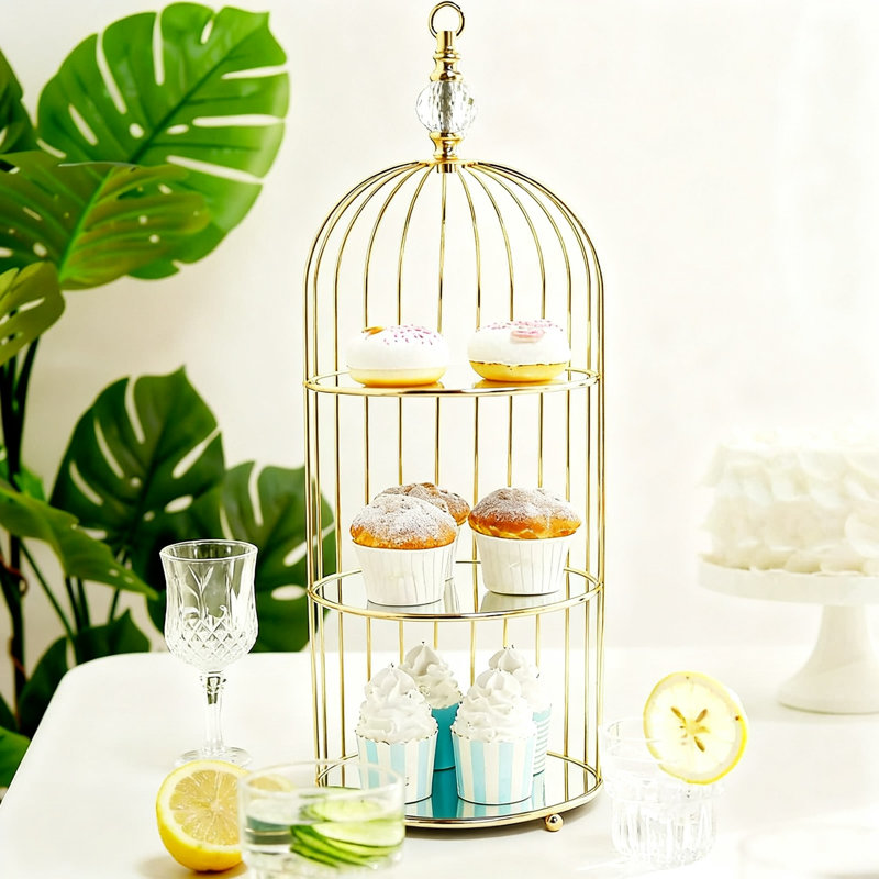 Présentoir à dessert en cristal Crystal