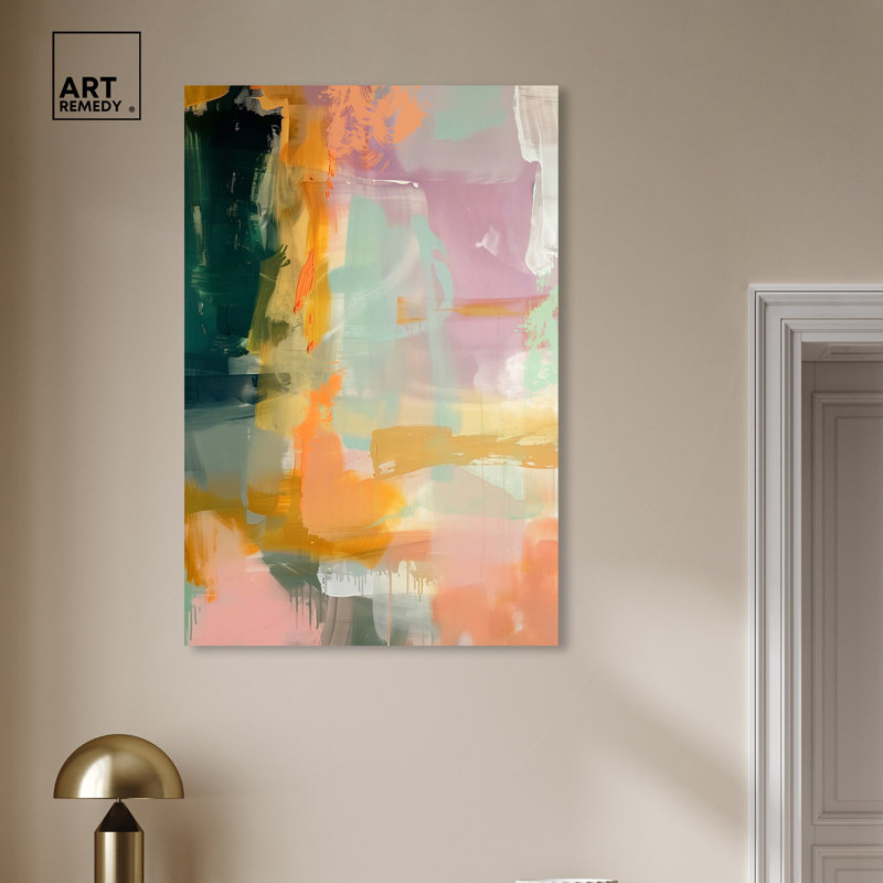 Mani Dida Colorful Abstract Canvas Wall Art, 10" x 15"