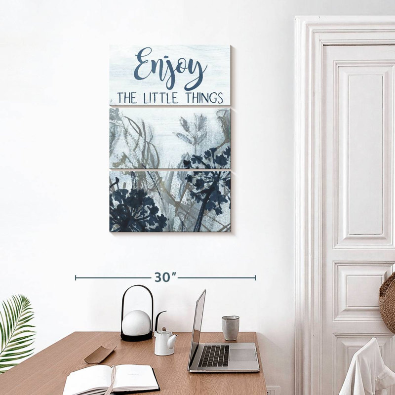 Tergel «Enjoy The Little Things Wildflowers», H 32 po x l 20 po