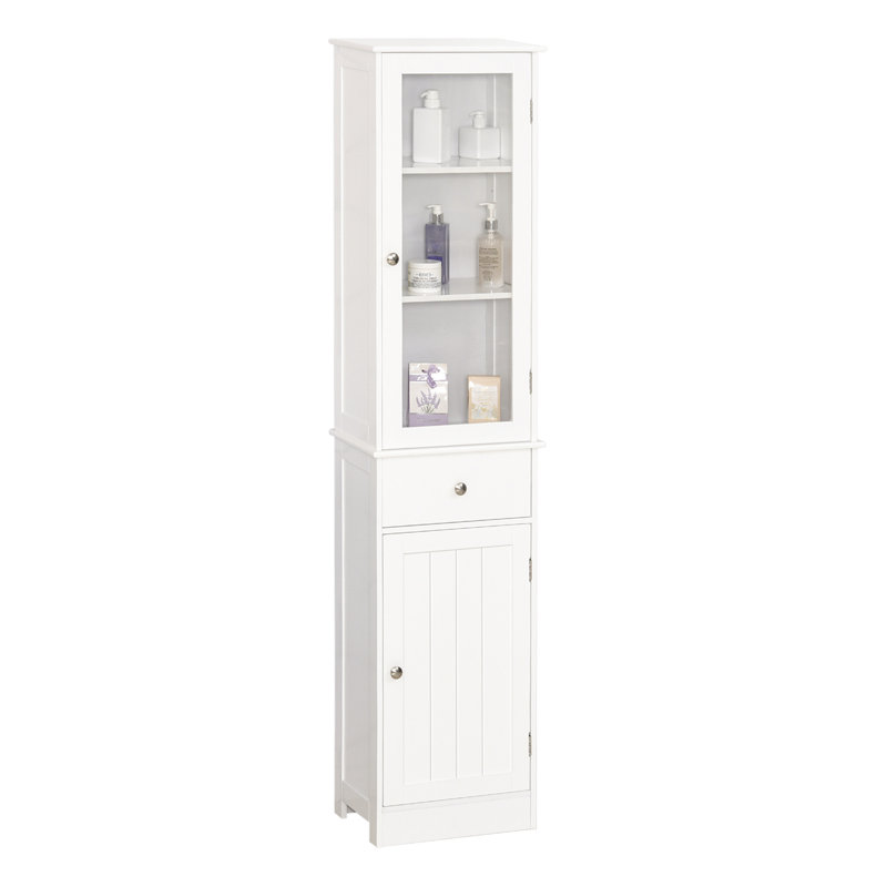 Tymvou Freestanding Linen Cabinet