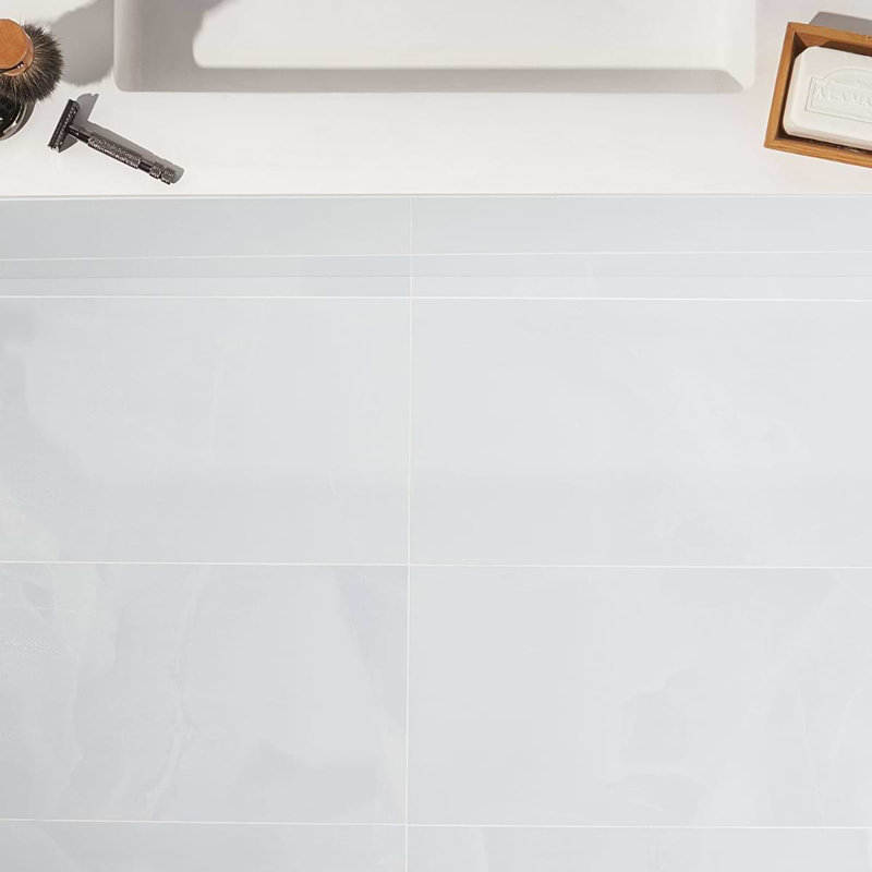 Dreamstone 12X24 Polished Porcelain Tile, Aztec Onyx Azul Polished