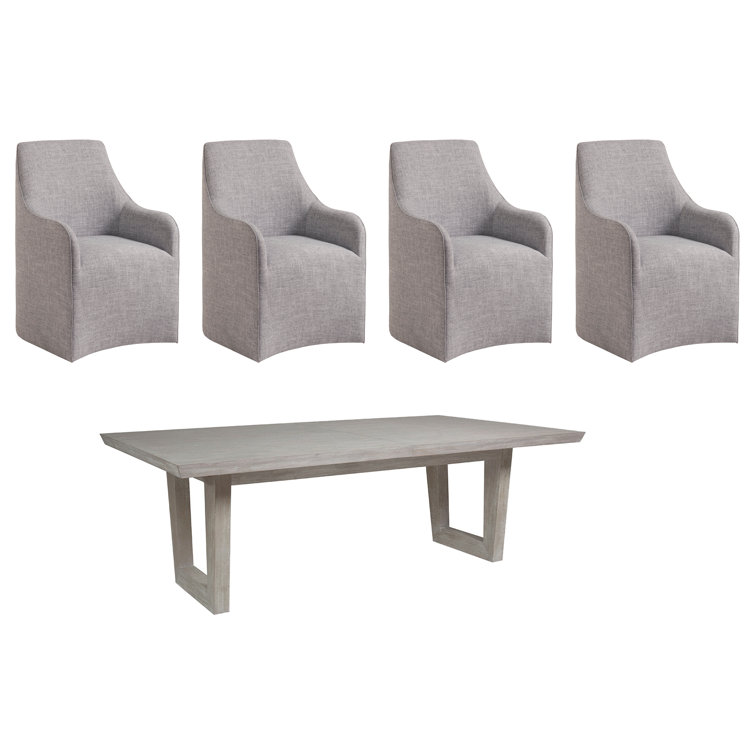 Cohesion 5 - Piece Extendable Solid Wood Dining Set