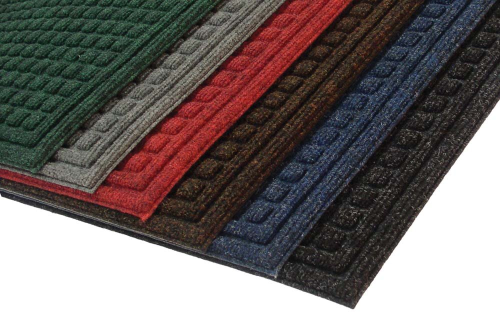 Commercial Ribbed Polyester Door Mat Entrance Door Mat Winter Durable Large  Heavy Duty Front Outdoor Rug - China Rubber Backed Mat and Dirt Trapper Mat  price