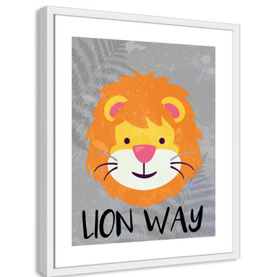 Impression sur papier Lion Way