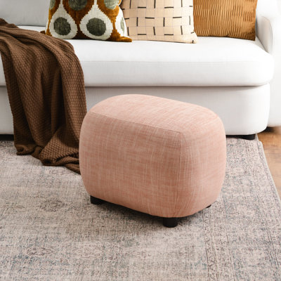 Overstreet 23" Wide Boucle Upholstered Ottoman
