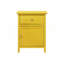 Table de chevet jaune