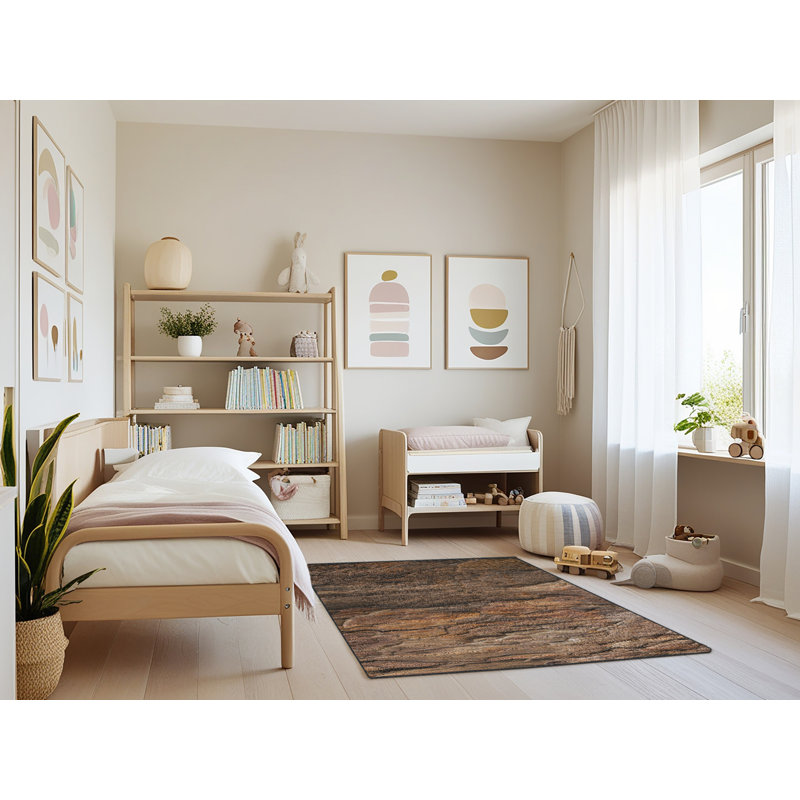 Tapis brun point de vue 86, Rectangle 4 pi x 6 pi