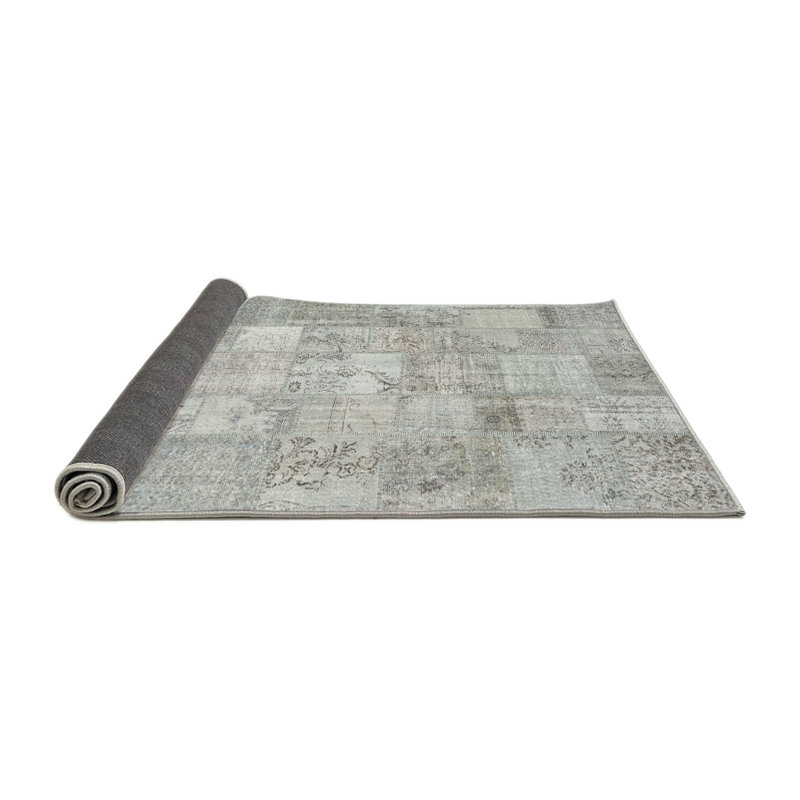 Tapis gris zone contemporaine, Rond 7 pi