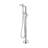 Single Hole Freestanding Tub Faucet With Handheld Shower Single Handle Floor Mount Bathtub Faucets Modern Brass Tub Fillers With Valve-122260110