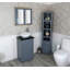 Scully 515 mm Freestanding Cloakroom Vanity-700427969-700427970