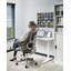 ALLY Polyester Blend Office Chair with Headrest