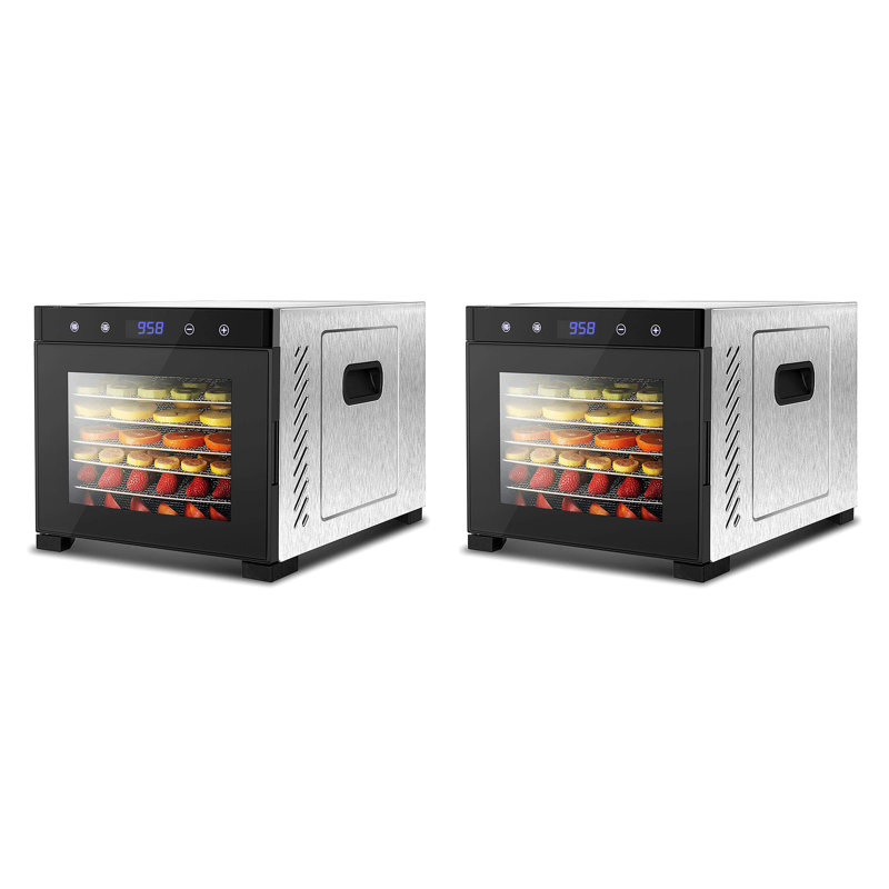 Déshydrateur d'aliments NutriChef 6 plateaux 600 Watts