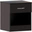 Maybery 1 Drawer Bedside Table With Open Shelf, Bedroom Storage Cabinet-1701984671-1812098736