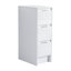 Armoire de rangement de salle de bain autoportante 36 po, portes et tiroirs à fermeture en douceur, blanc brillant, contreplaqué, emballage KD, combinaison 12 po X3 (convient pour la salle de bain, la cuisine, la salle d'étude, la chambre à coucher, etc.), buffet