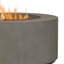 Aegean 36" Round Steel Propane or Natural Gas Fire Pit Table by Real Flame-83911008