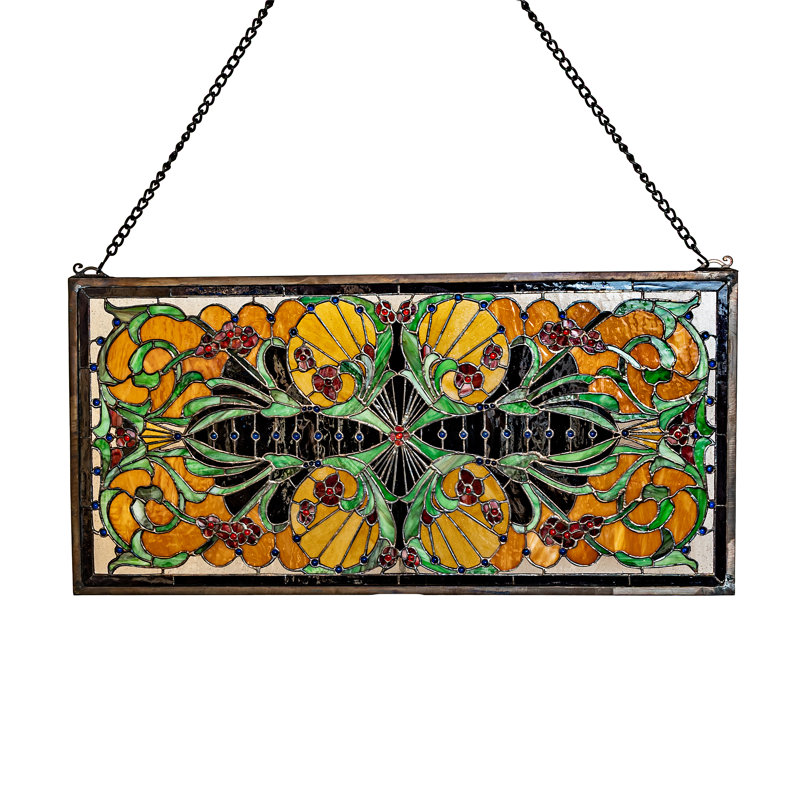 Victorian Sonja Transom Stained Glass Window