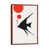 Classic Brown Wood Floater Framed