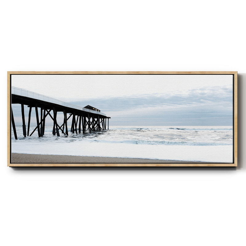 Belmar Pier I - toile encadrée, H 12 po x l 30 po