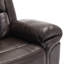 Ensemble de canapés inclinables 3 pièces, sièges de cinéma maison, fauteuil inclinable manuel avec console centrale et bande lumineuse à DEL pour le salon-2026635453
