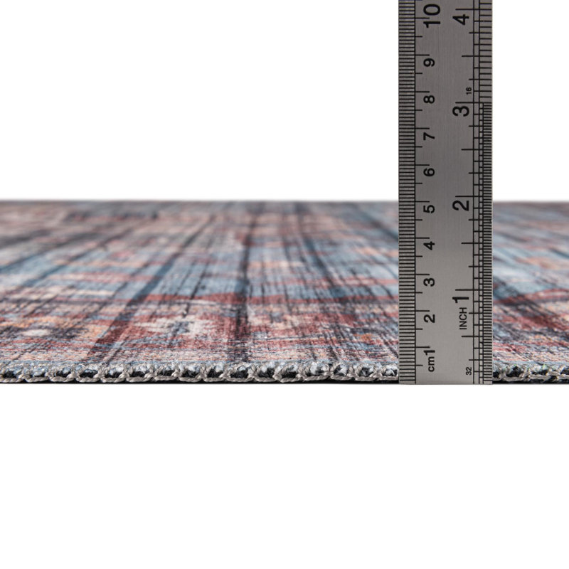 Heffington Oriental Indoor Rug, Square 3'3" x 3'3"