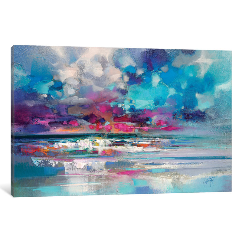 « Atlantic Magenta », reproduction sur toile, H 8 po x l 12 po x P 0,75 po, Toile tendue