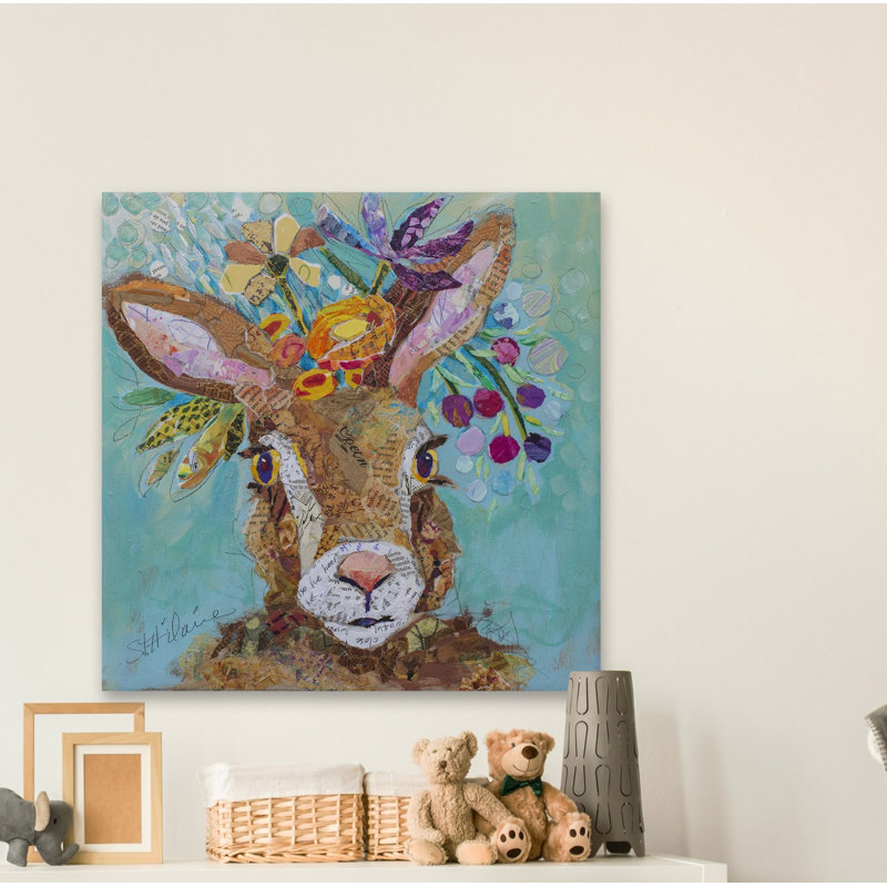 «Candice Bunny», reproduction sur toile tendue, H 40 po x l 40 po x P 1,5 po