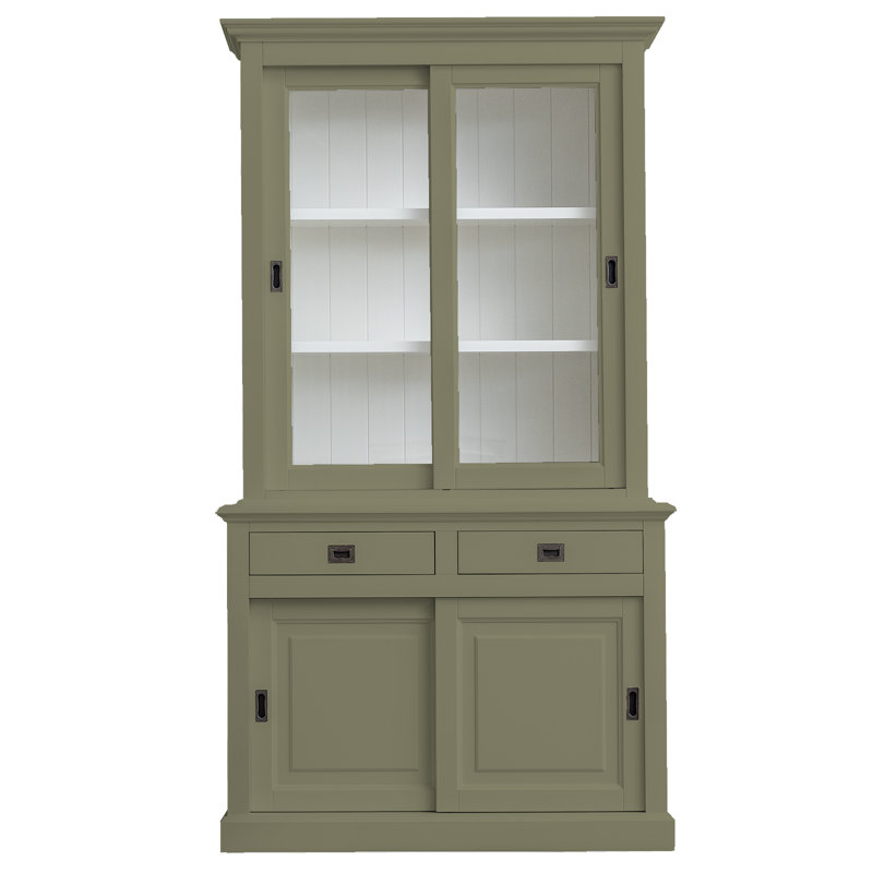 Analin Display Cabinet, Mustard