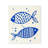 Set Of 2 Simple Fish Dishcloth