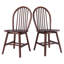 Ensemble de 2 chaises Divi, noyer