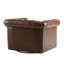 Fauteuil club pivotant rembourré Lawrence Chesterfield-1440593717