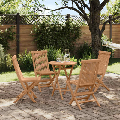 Solid Wood Patio Dining Set Table,