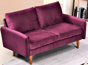 Velours aubergine