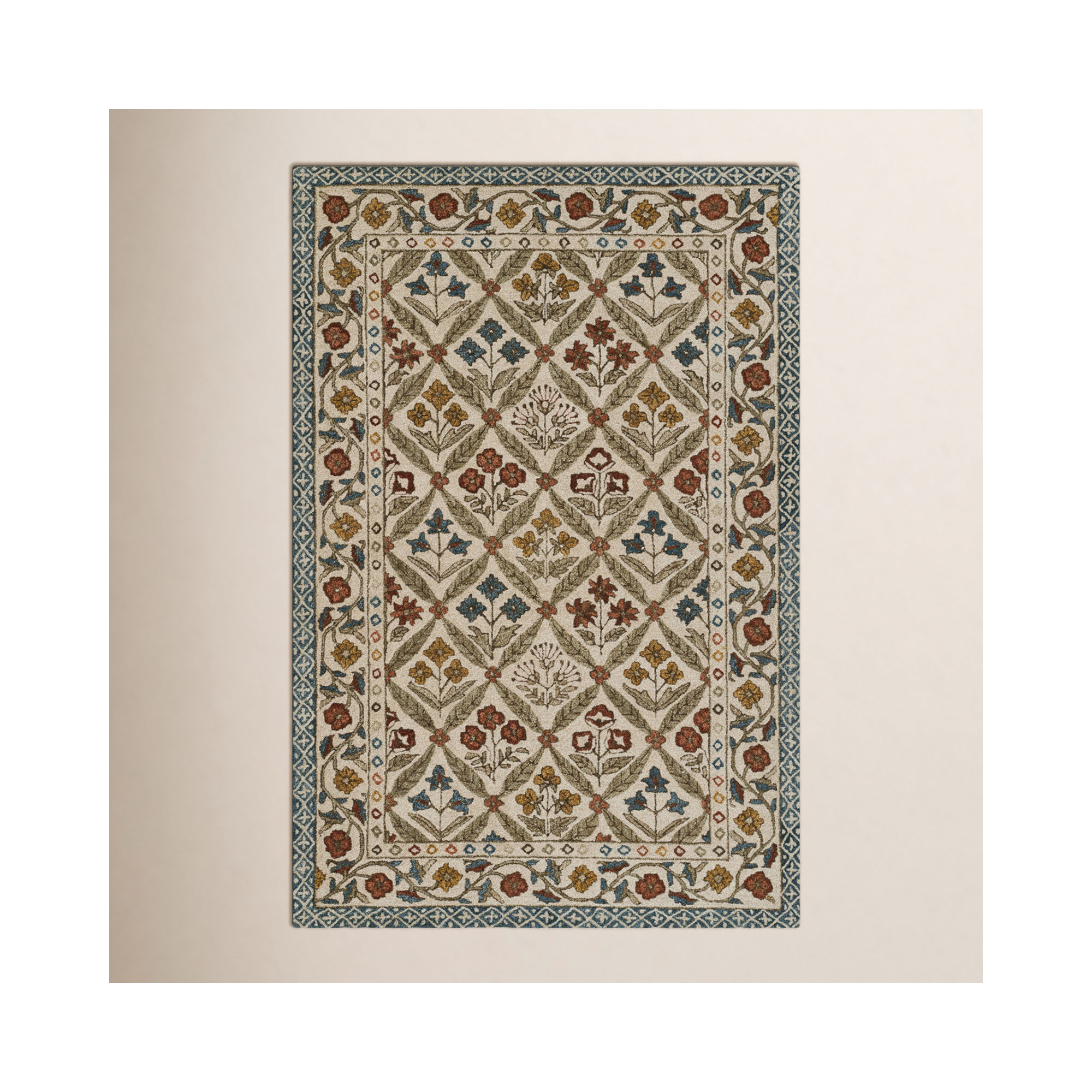 Alice Handmade Wool Rug, Rectangle 9' x 12'
