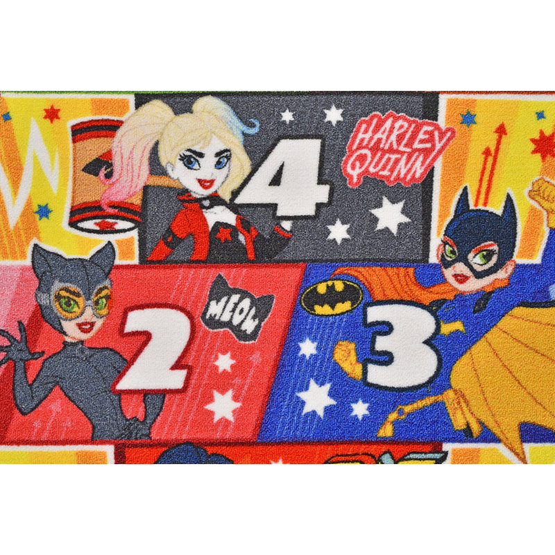 Tapis de jeu pour enfants de la ligue de justice