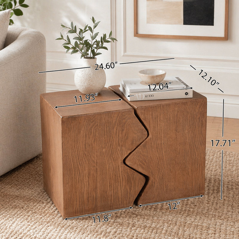 Ensemble de tables d'appoint, Naturel